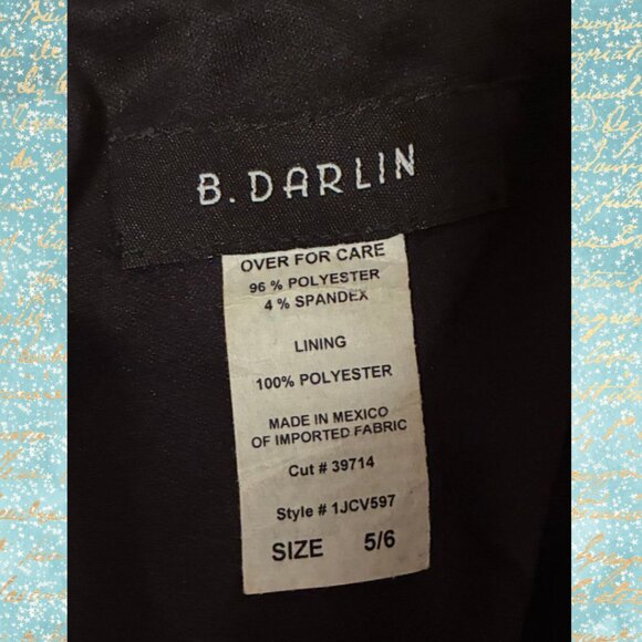 B. Darlin Juniors' Asymmetric One-Shoulder Bodycon Mini Dress - Picture 3 of 6